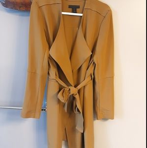 🐧 MAISON CINQCENT MUSTARD WRAP COAT SZ LRG
